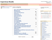 Tablet Screenshot of moodle.copernicus.bz.it
